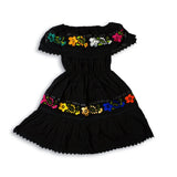 Little Girls Campesinos Dress Dresses Pura Cultura Black 0 