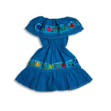 Little Girls Campesinos Dress Dresses Pura Cultura Blue 0 