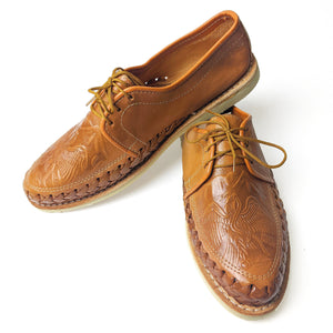 Closed Toe Calendar Huaraches (Men's) Men's Footwear Import Navy Blue/ Brown 7 
