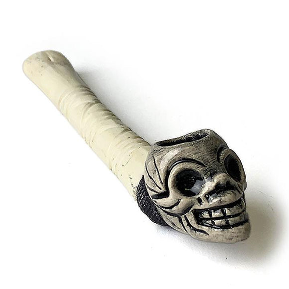 Bone Mexican Pipe Pipe Import Little Skull (100% Bone) 