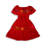 Little Girls Campesinos Dress Dresses Pura Cultura Red 0 