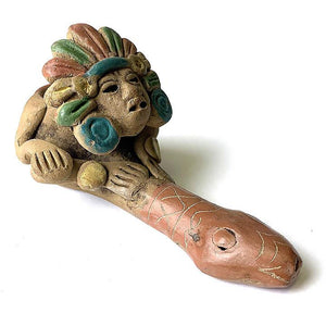 Clay/Barro Mexican Pipe Pipe Import Tall Jaguar Tall 