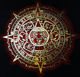 Aztec Calendar Premium Tee (Men's) Men Shirts Nahua Ollin 