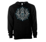 Aztec Calendar Hoodie / Sweatshirt (Unisex) Hoodie/Sweater Pura Cultura Hoodie Blue Small