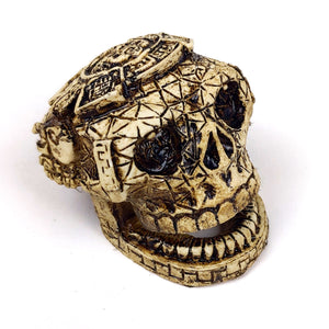 Mini Resin Sculptures Pura Cultura Mini Colorful Skull 