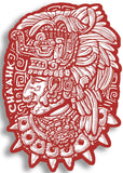 Chaak Sticker Pura Cultura Red 