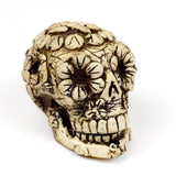 Mini Resin Sculptures Pura Cultura Mini Flowery Skull 