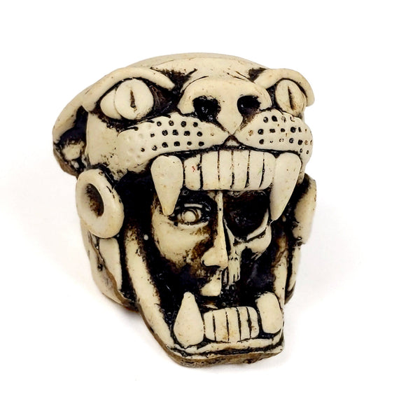 Mini Resin Sculptures Pura Cultura Small Jaguar Duality 