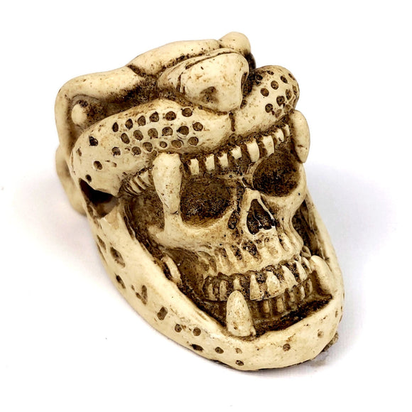 Mini Resin Sculptures Pura Cultura Mini Jaguar Skull 