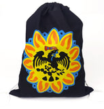 Graphic Gym Bag Bag Nahua Ollin Mexica Black 