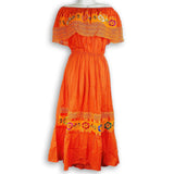 Vestidos Campesinos Olanes Dresses Pura Cultura Orange 