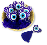 Calaveras Pompones (Handmade Mexican PomPoms) Pura Cultura Corazon Ojo(Evil eye) 