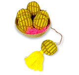 Conchas Pompones(Concha Tassel) Pura Cultura Yellow 