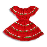 Little Girls Vestidos Patrioticos Dresses Pura Cultura Patriota Red 0 