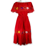 Vestidos Campesinos Olanes Dresses Pura Cultura Red 
