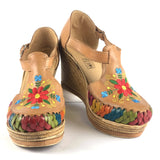 Platform Huaraches Footwear Pura Cultura Flores 5 