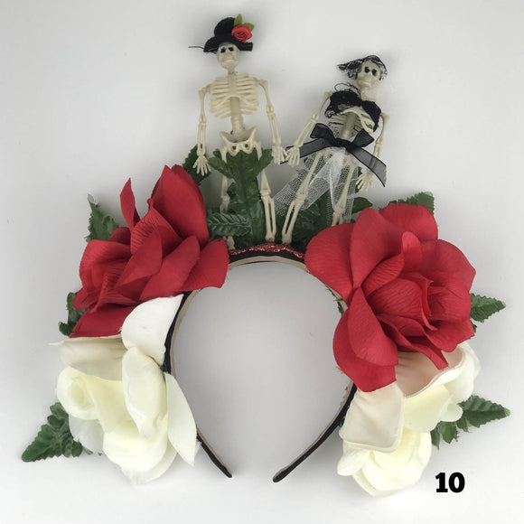 Flower Crown - Mexican Headpiece Headband - Day of the Dead, Dia de los Muertos Flower Crown Import 10 