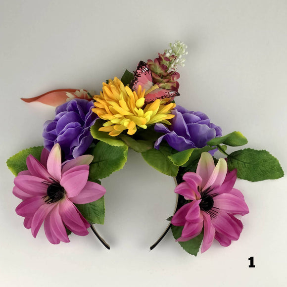 Flower Crown - Mexican Headpiece Headband - Day of the Dead, Dia de los Muertos Flower Crown Import 1 