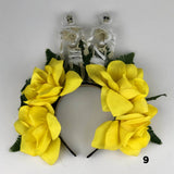 Flower Crown - Mexican Headpiece Headband - Day of the Dead, Dia de los Muertos Flower Crown Import 9 