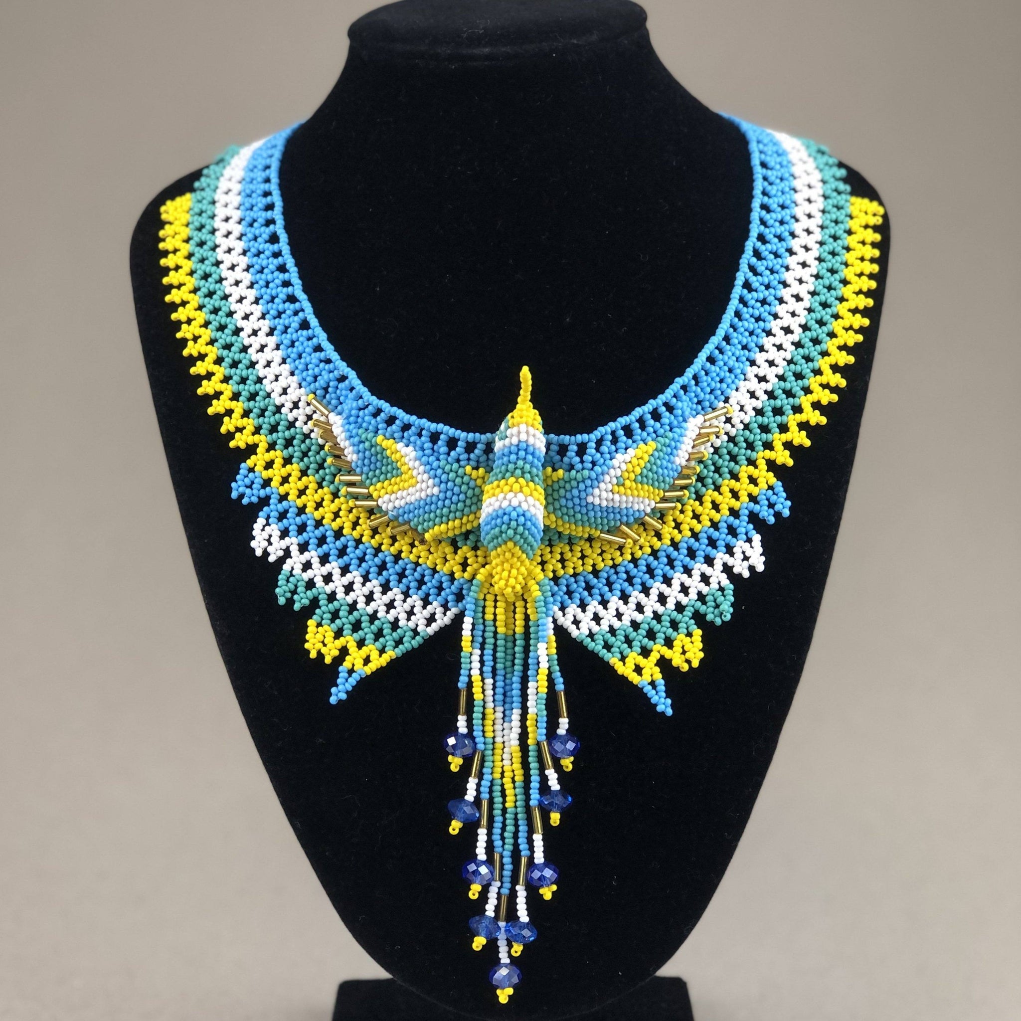 MEXICAN BEADS WEAVING NECKLACE - URBAN TRIBE