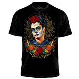 Frida Viva La Vida T-shirt (Men's) Men Shirts Nahua Ollin Crew S 