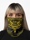 Mask Headband Two-in-One Pura Cultura Gold Adult Small 