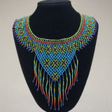 Shakira Jewelry Set - Earrings, Necklace, Bracelet - Mexican Indigenous HandMade Necklace Import Rainbow 