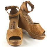 Platform Huaraches Footwear Pura Cultura Rosa Morena 5 